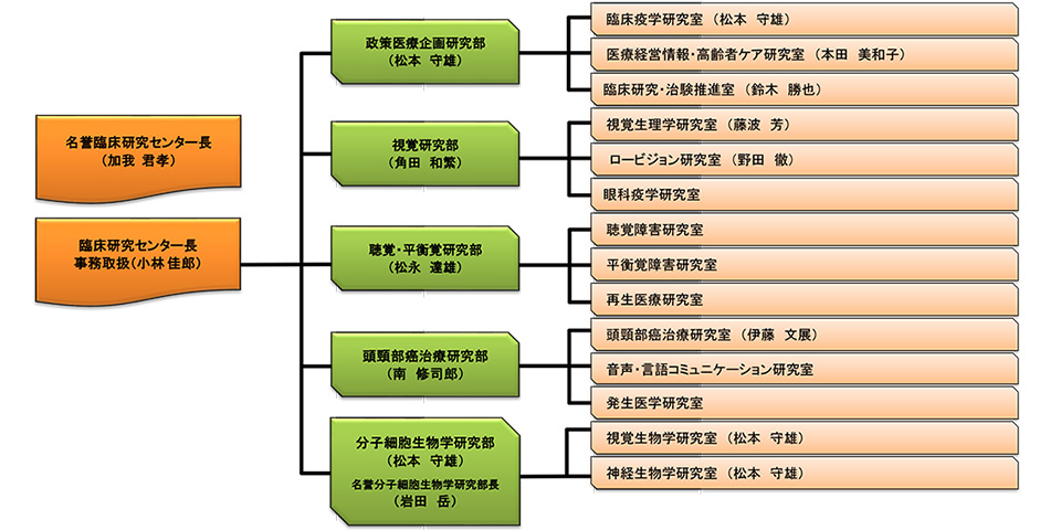 臨床研究センター組織図