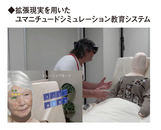 拡張現実を用いた 　ユマニチュードシミュレーション教育システム